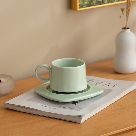 Celadon Satisfying Tea & Coffee Cup with Saucer
