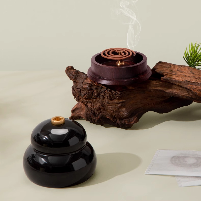 Good Fortune Gourd Incense Burner
