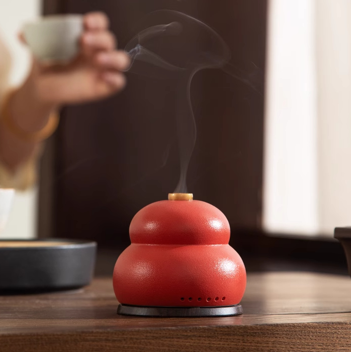 Good Fortune Gourd Incense Burner