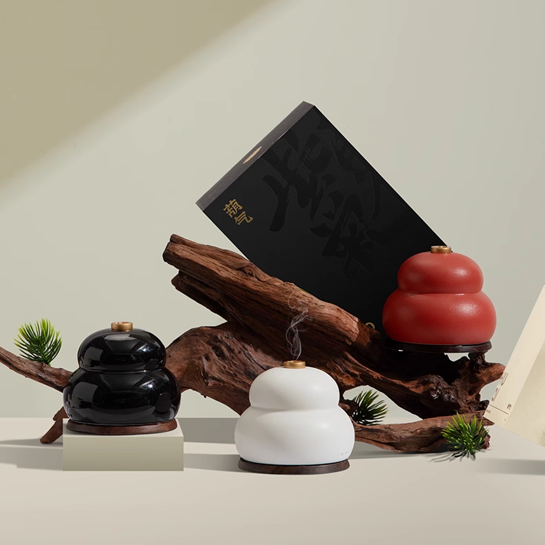 Good Fortune Gourd Incense Burner