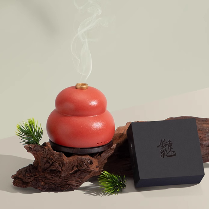 Good Fortune Gourd Incense Burner