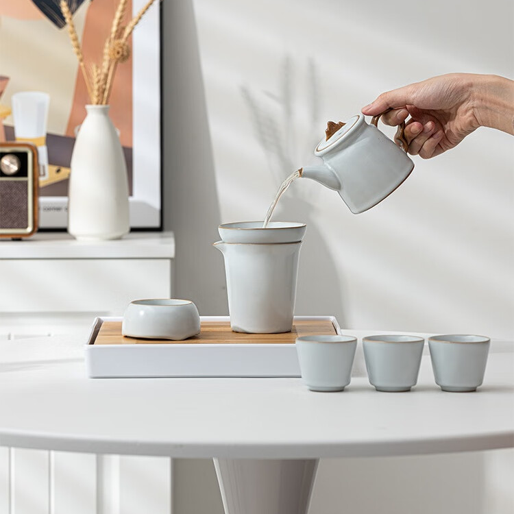 Illusory Mountain Ru Kiln Tea Set