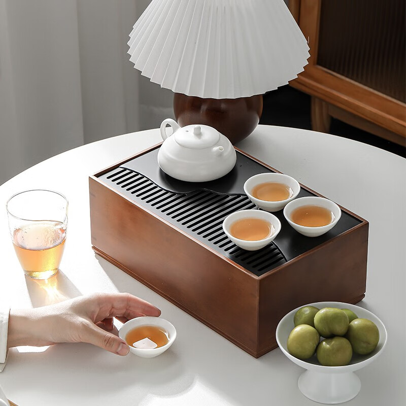 Joyful Reunion White Porcelain Tea Set