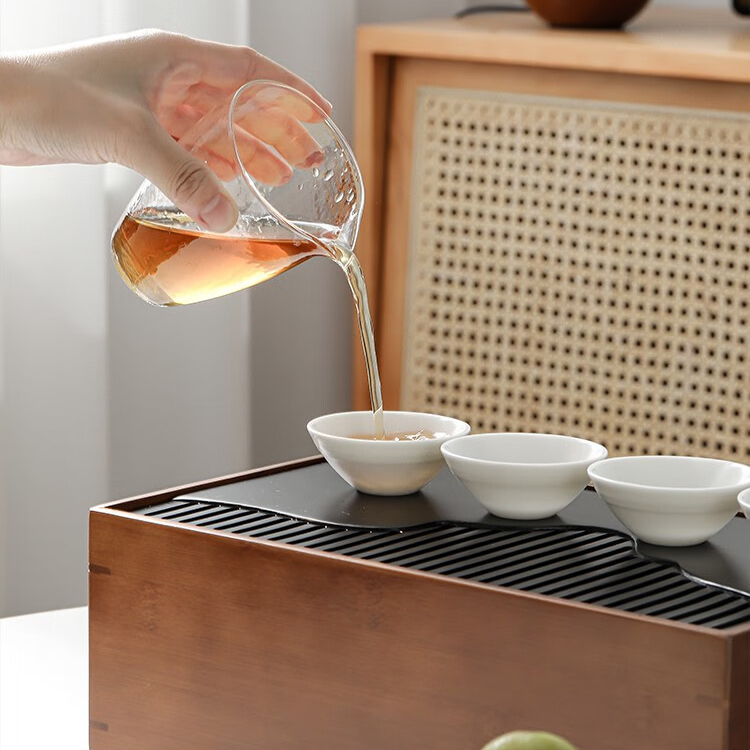 Joyful Reunion White Porcelain Tea Set