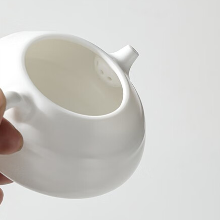 Joyful Reunion White Porcelain Tea Set