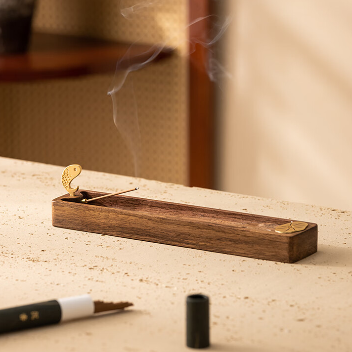 Koi Blessing Incense Burner
