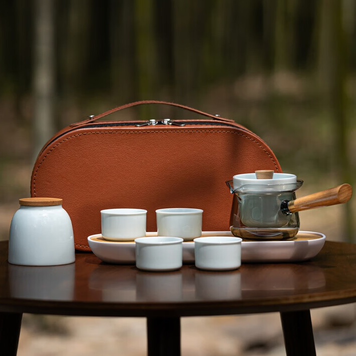 Leisure Moments Celadon Travel Tea Set