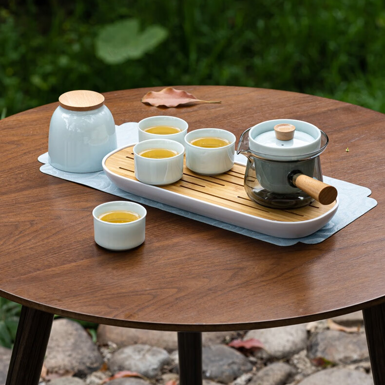 Leisure Moments Celadon Travel Tea Set
