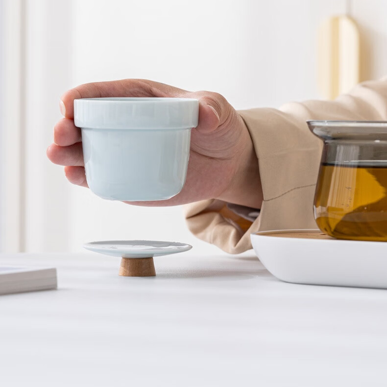 Leisure Moments Celadon Travel Tea Set