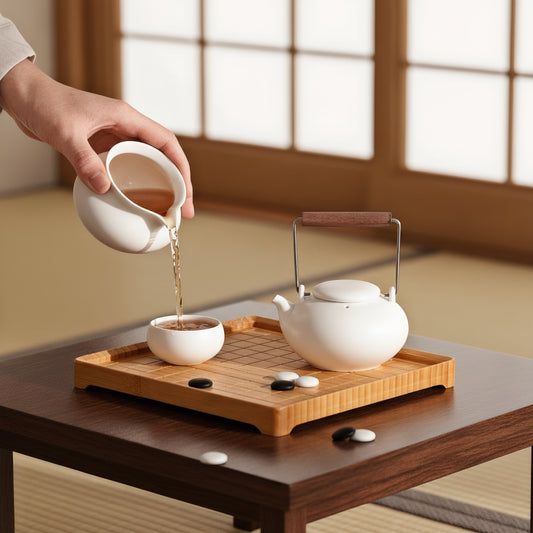 Leisurely Bail-Handle Teapot Tea Set