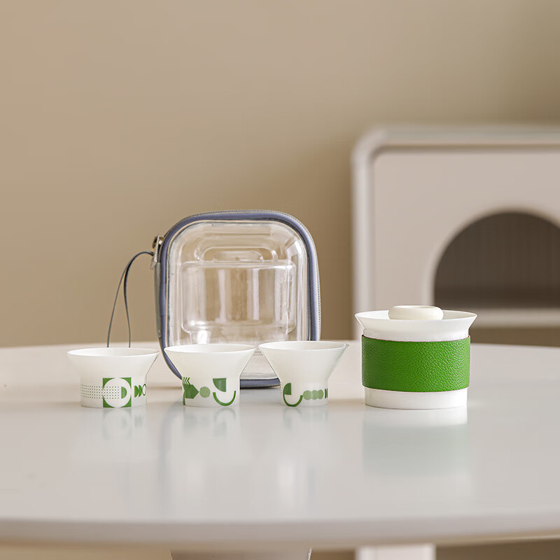 Little Joys White Porcelain Travel Tea Set