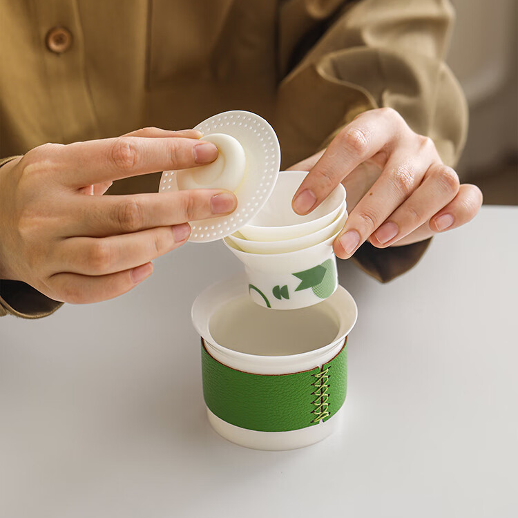 Little Joys White Porcelain Travel Tea Set
