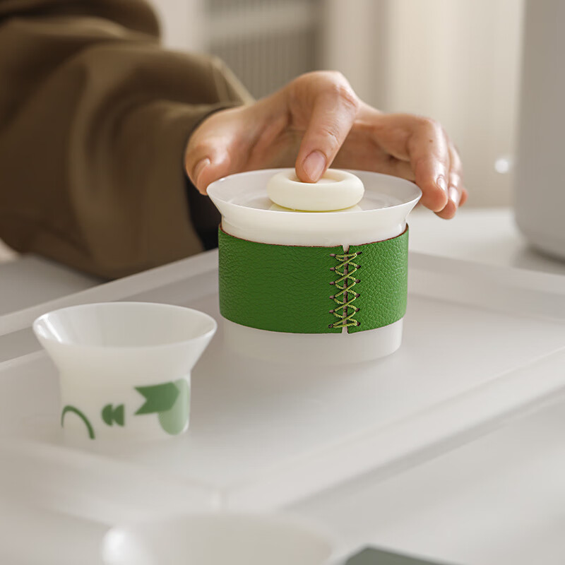Little Joys White Porcelain Travel Tea Set