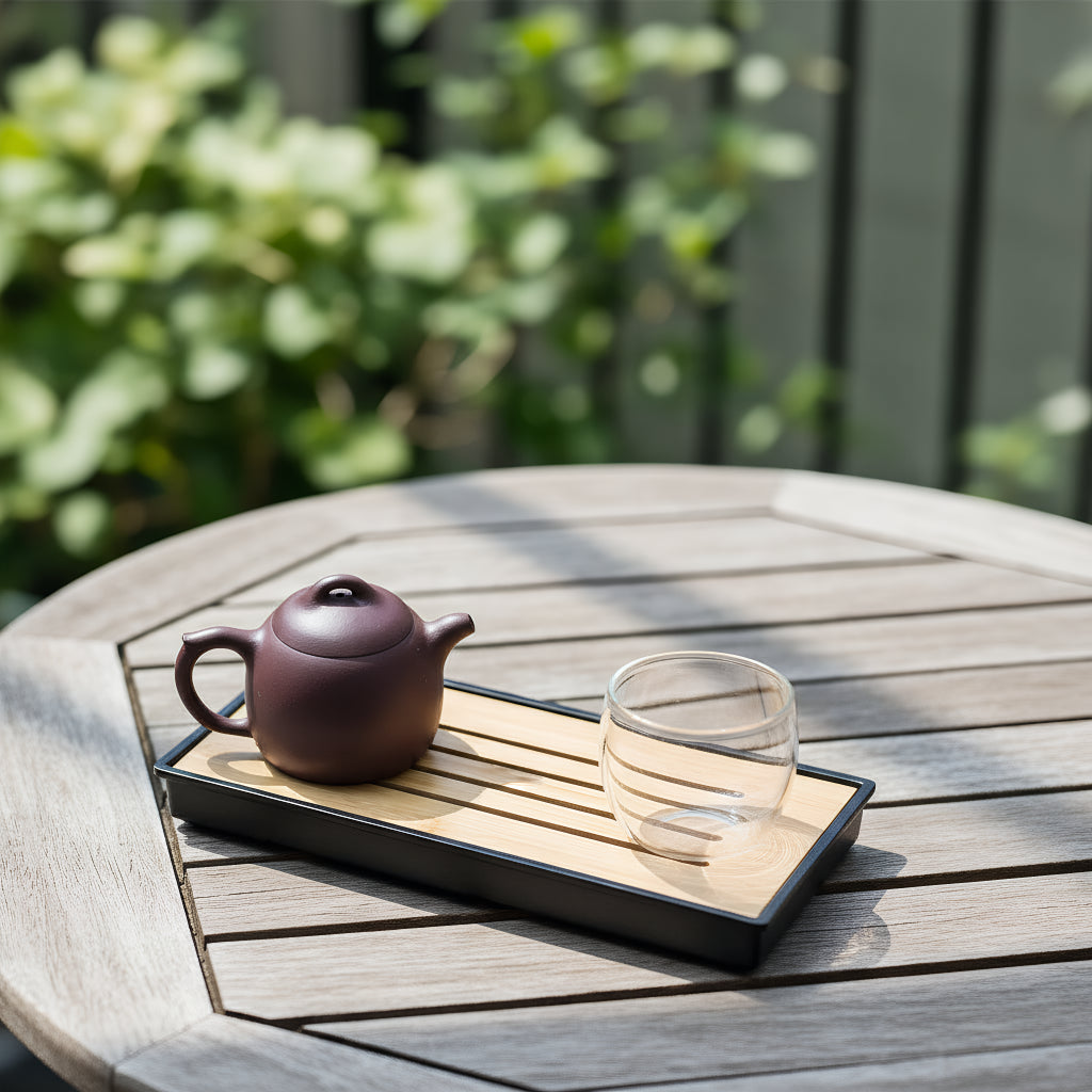 Power and Stability Yixing Teapot (Qin Weight Style) & Tea Pets