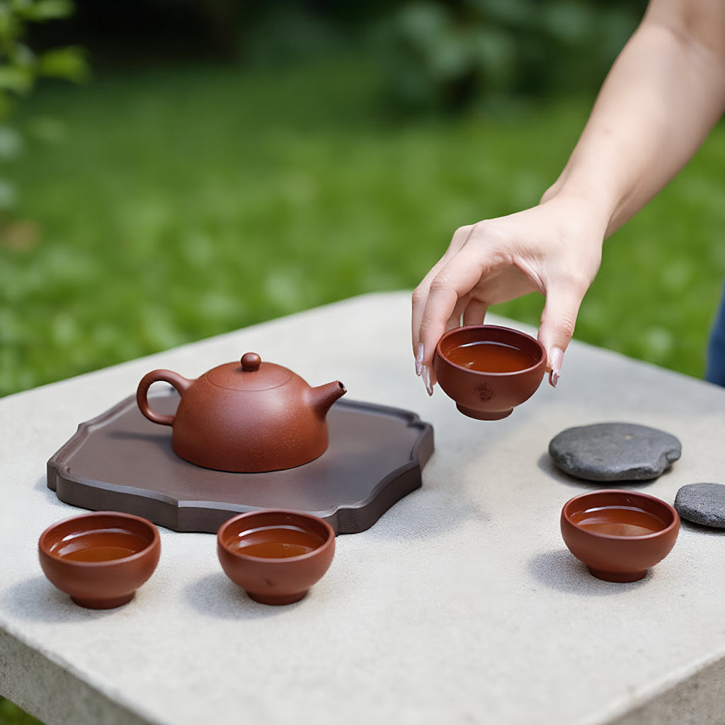 Rising Fortune Yixing Zhuni Tea Set