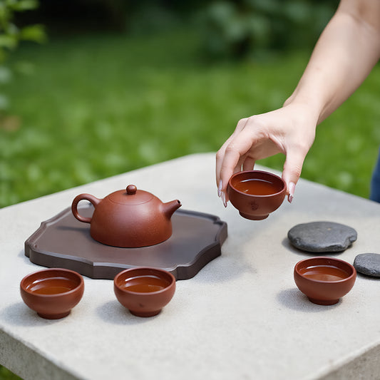 Rising Fortune Yixing Zhuni Tea Set