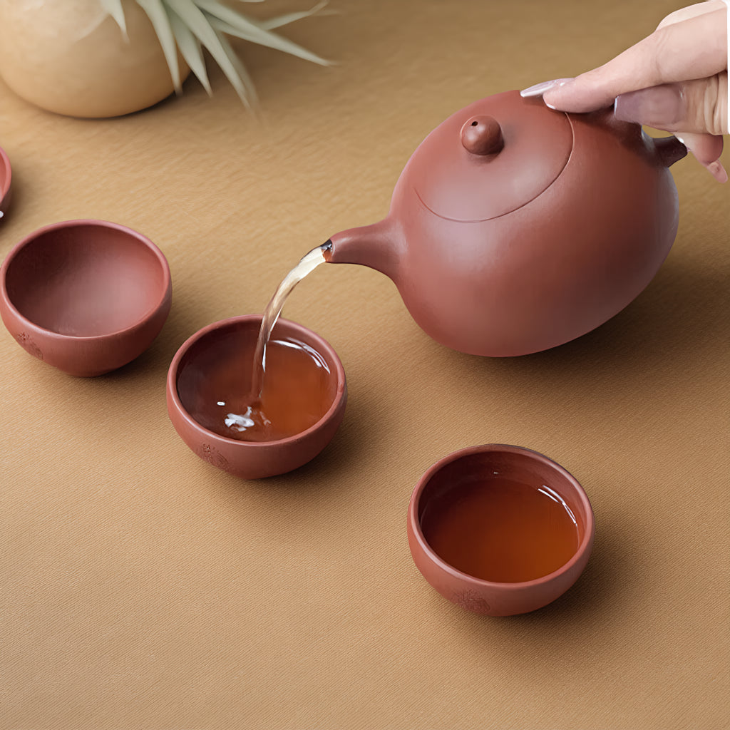 Rising Fortune Yixing Zhuni Tea Set