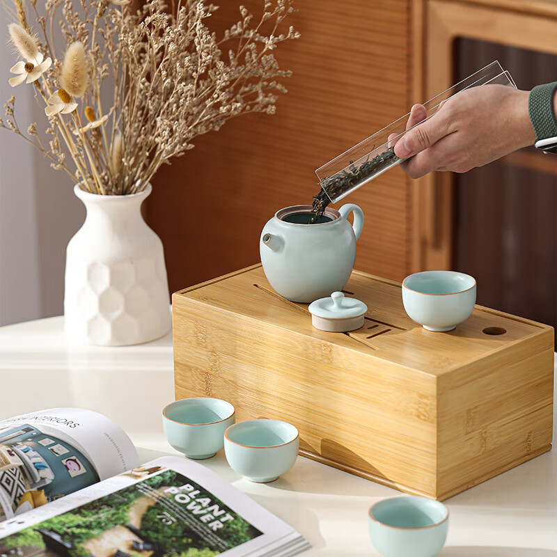 Ru Kiln Celadon Tea Set