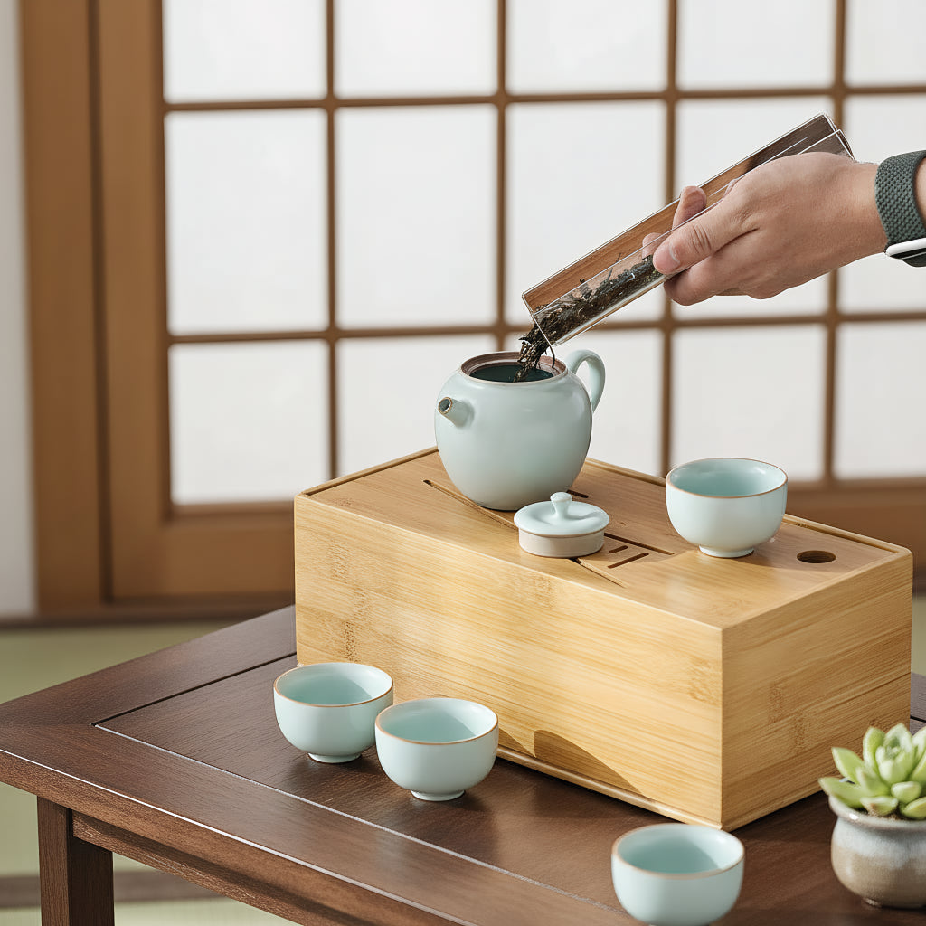 Ru Kiln Celadon Tea Set