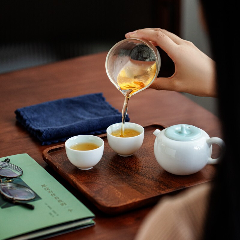 Safe Journey Celadon Travel Tea Set