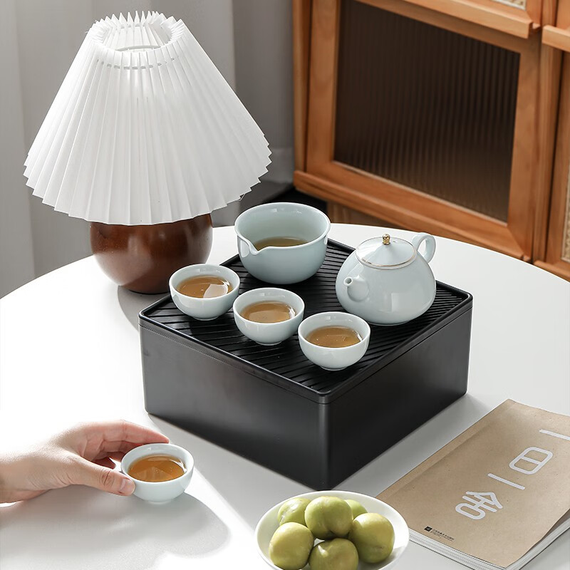 Serene and Elegant Celadon Tea Set
