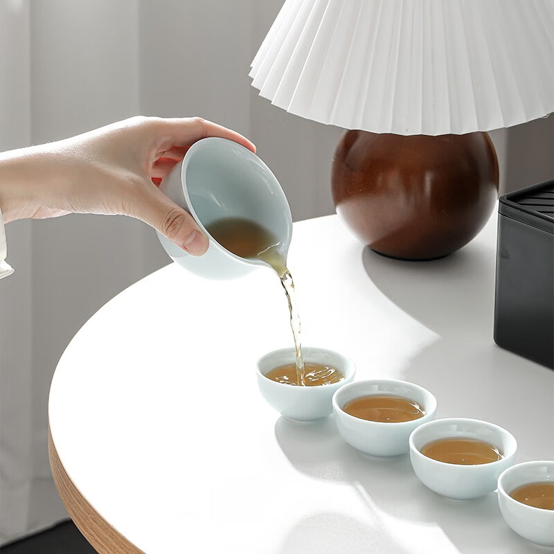 Serene and Elegant Celadon Tea Set
