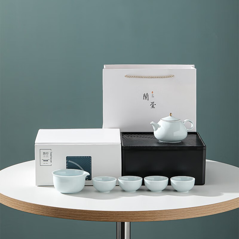 Serene and Elegant Celadon Tea Set