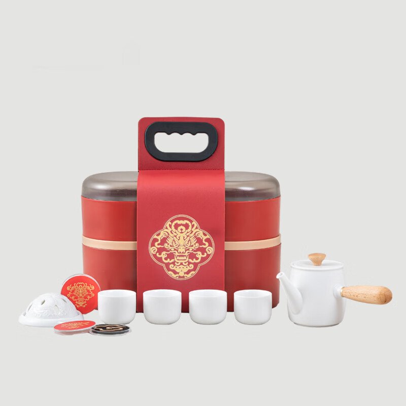 Sifangxing Dragon Tea and Incense Set
