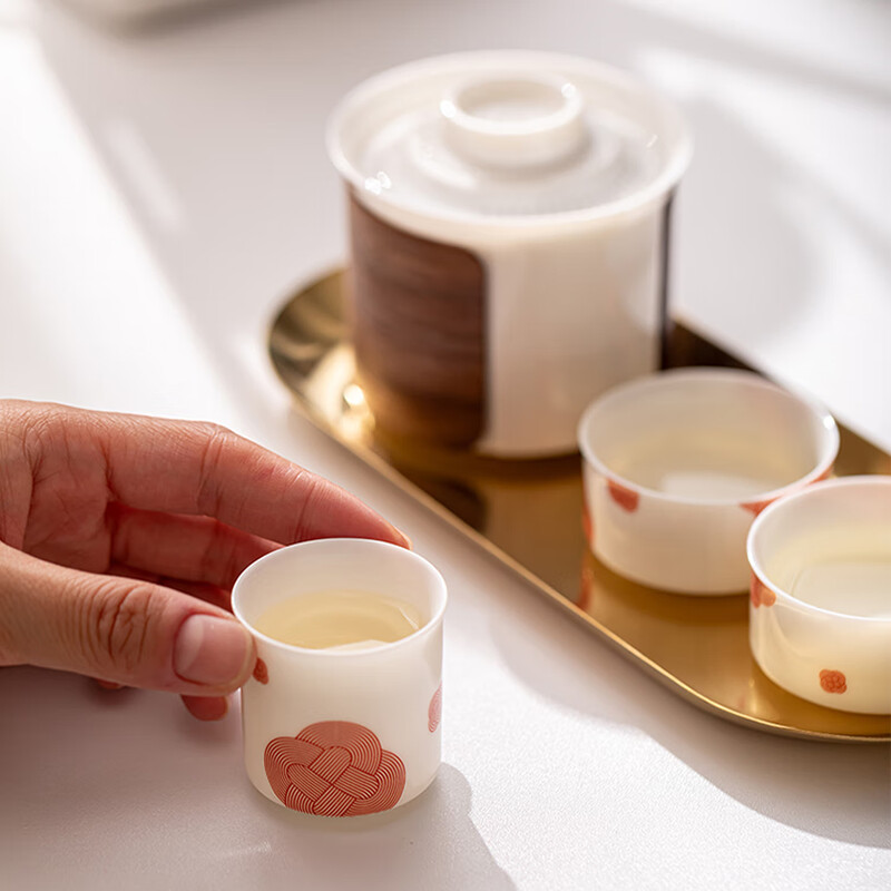 Small Bliss White Porcelain Tea Set