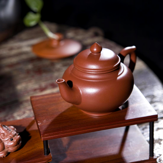 Smiling Blossom Yixing Teapot – Handmade Zhuni Clay Teapot