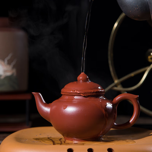 Smiling Blossom Yixing Teapot – Handmade Zhuni Clay Teapot