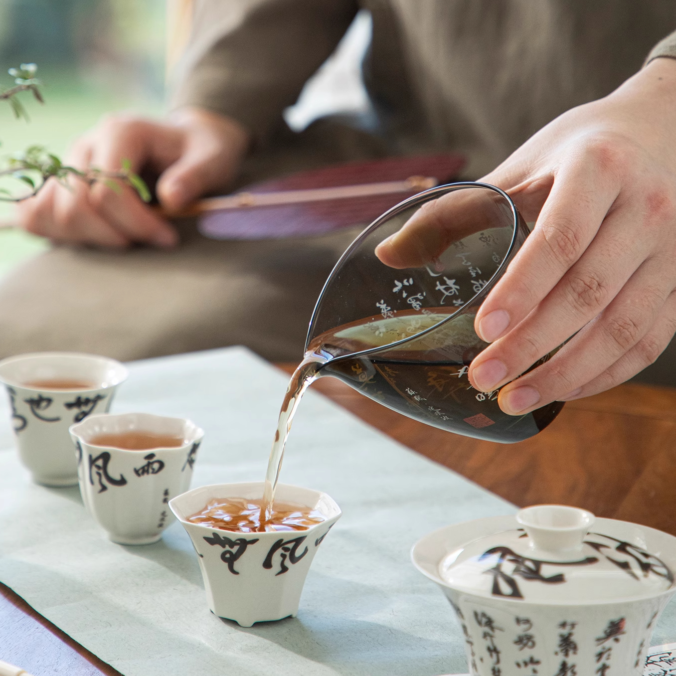 Stillness Within the Storm Zen Tea Set