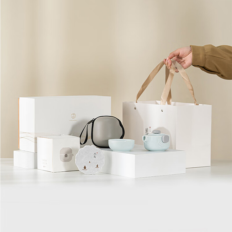 Tea Time Celadon Travel Tea Set