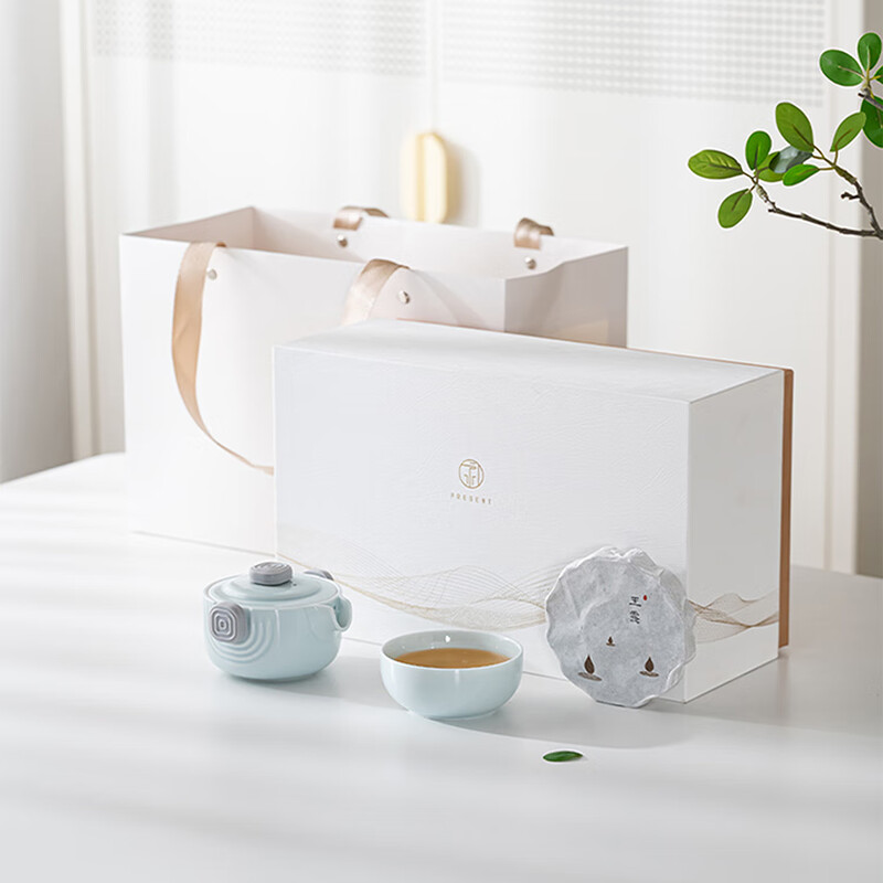Tea Time Celadon Travel Tea Set