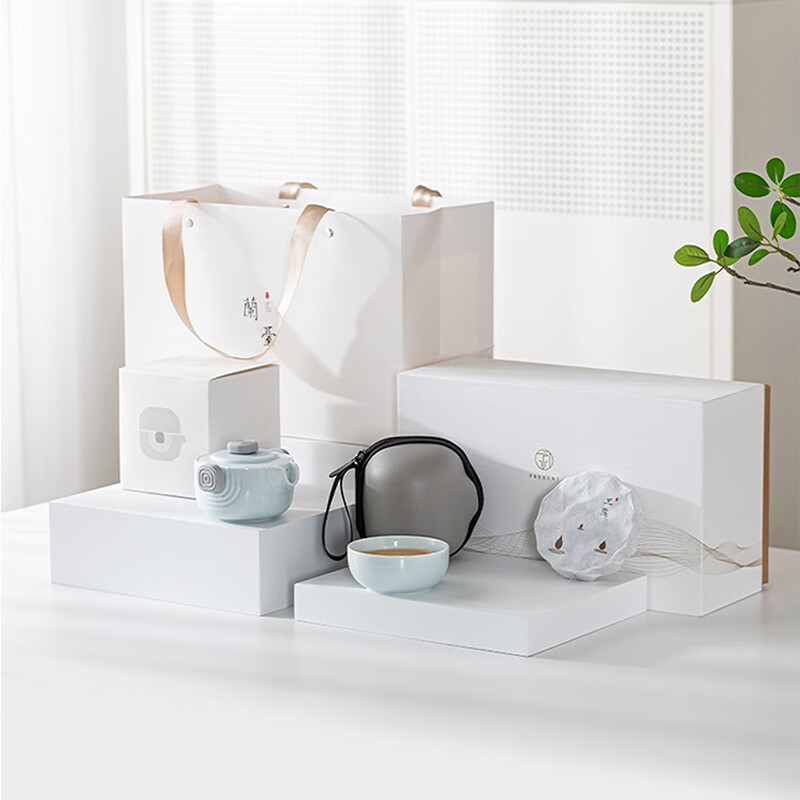 Tea Time Celadon Travel Tea Set