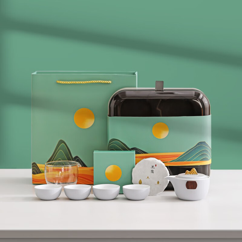 The Summit & Moon Tea Set