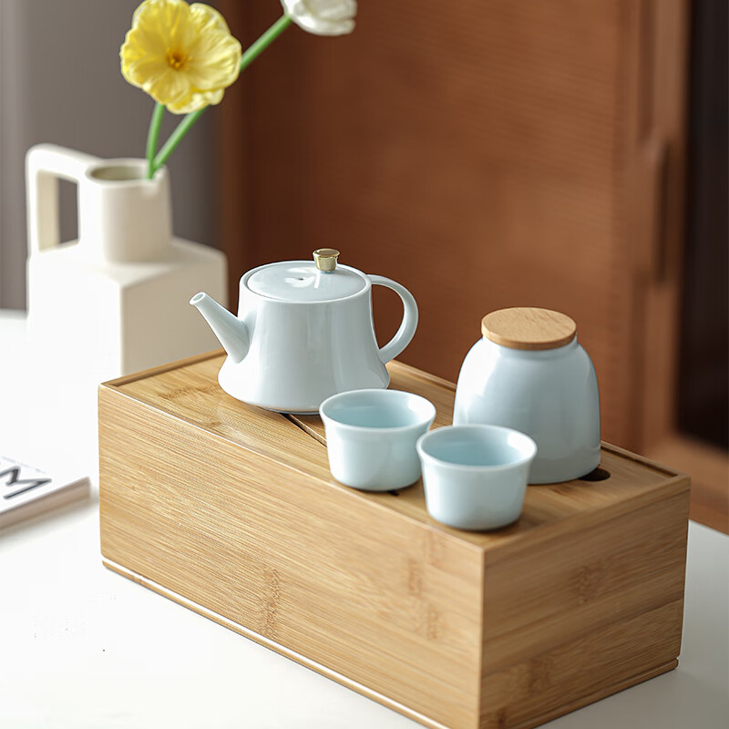 "Warm Tides" Celadon Home Tea Set