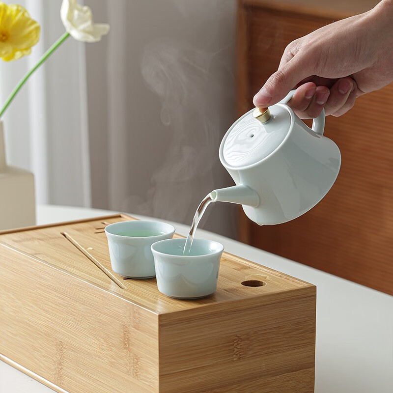 "Warm Tides" Celadon Home Tea Set