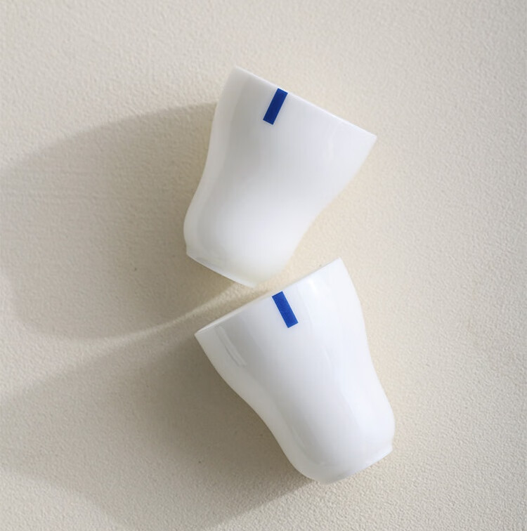 White Porcelain Blessed Fortune Gaiwan Tea Set