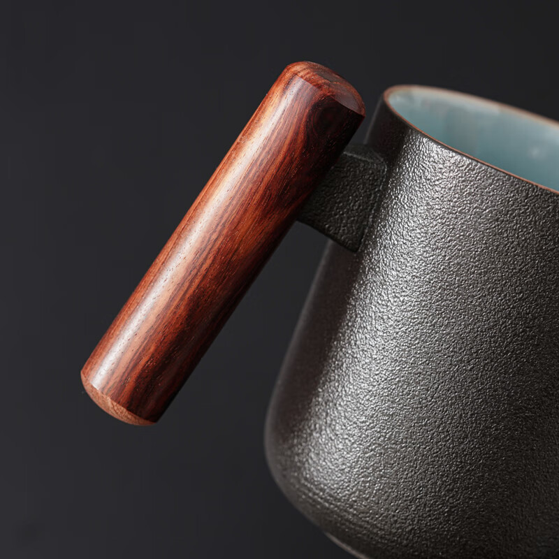 Wooden Side-Handle Travel Tea Set
